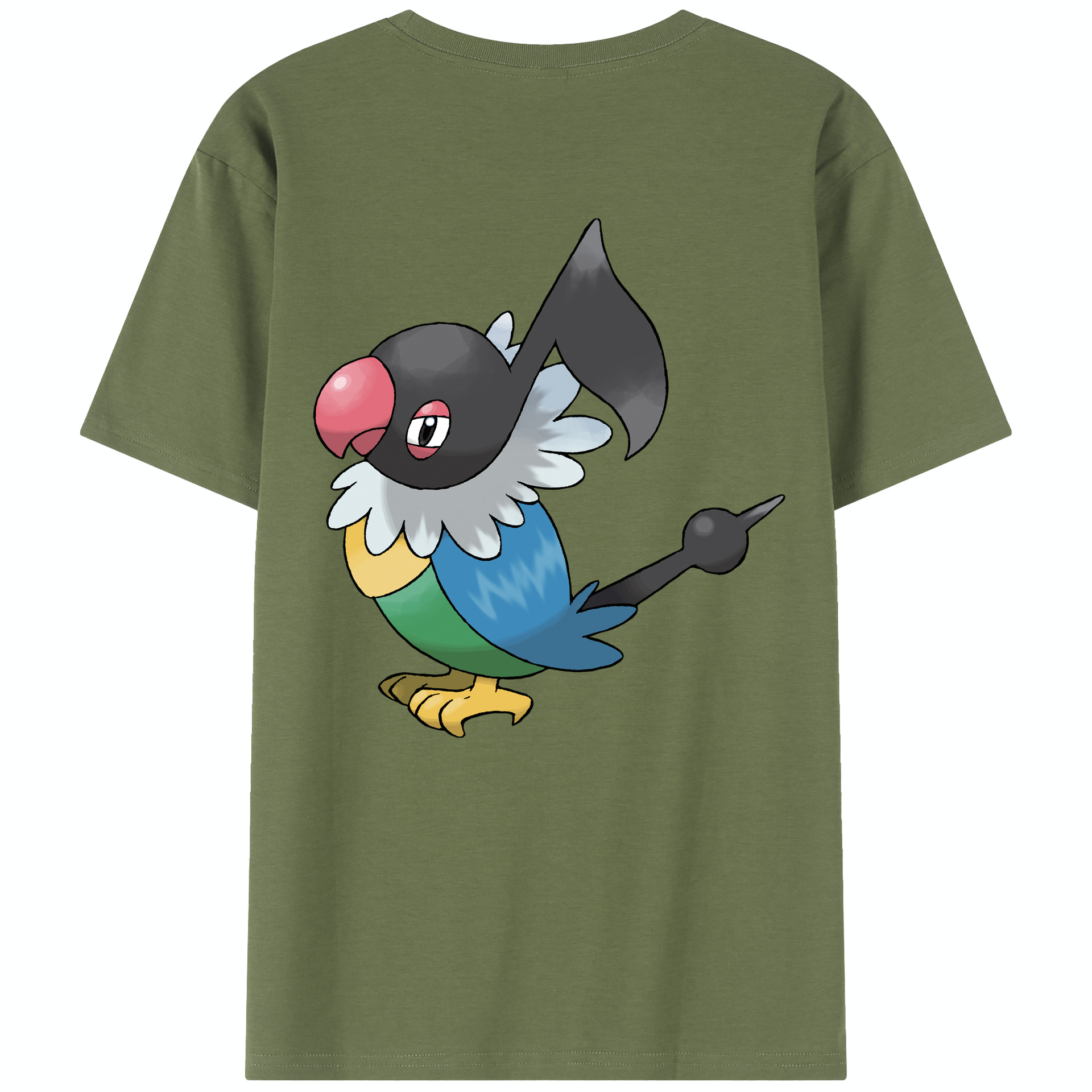 （画像用） ポケットモンスター Pokémon 綿100％半袖Tシャツ（背面プリント）